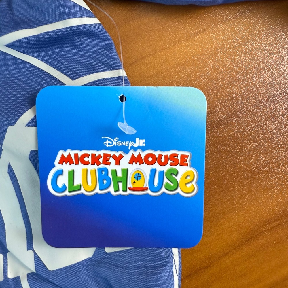 Disney Mickey Mouse Clubhouse Kids Blue Lightweight Hooded Jacket Size 2T - Picture 6 of 7